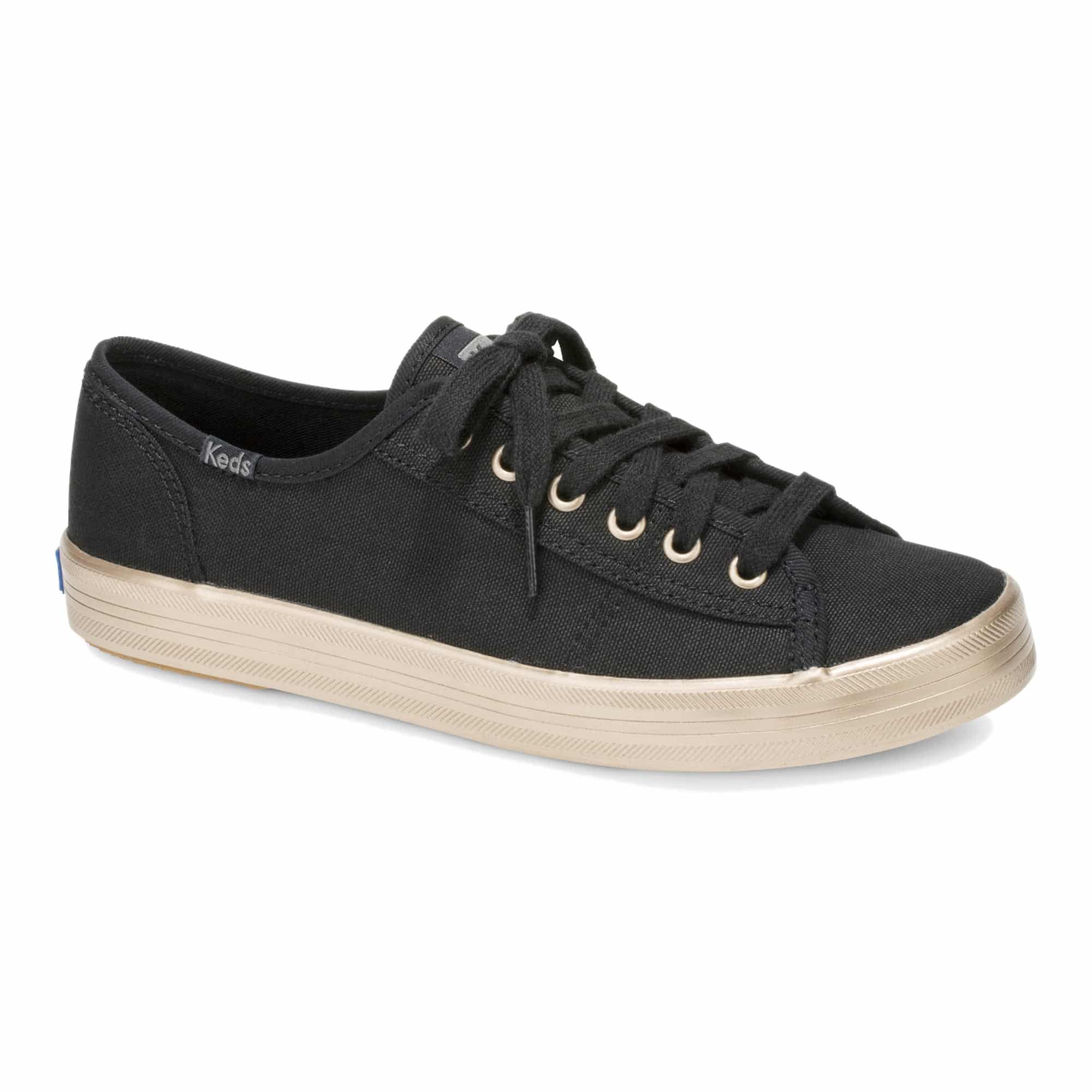 KEDS-WF58114-KICKSTART_SHIMMER-22_baseline KICKSTART SHIMMER ΜΑΥΡΟ / ΧΡΥΣΟ - Image 1