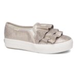 TRIPLE RUFFLE GLITTER SUEDE SUEDE GLITTER ΜΠΕΖ