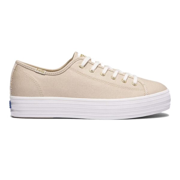 TRIPLE KICK METALLIC CANVAS ΧΡΥΣΟ