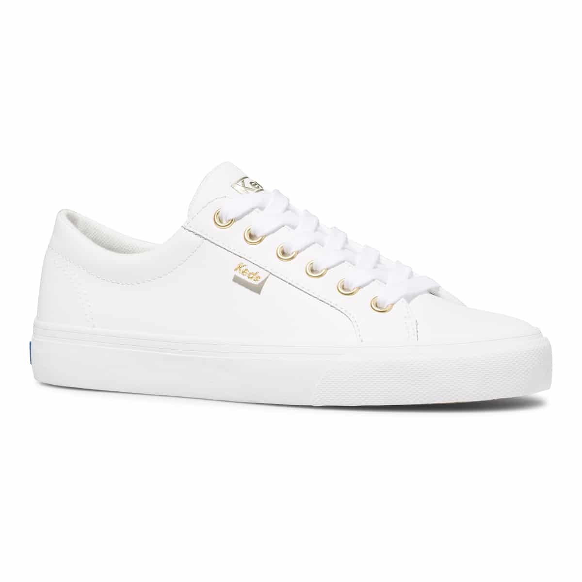 KEDS-WH63681-JUMP KICK LEATHER-22 JUMP KICK LEATHER ΑΣΠΡΟ ΧΡΥΣΟ - Image 1