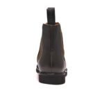 CHELSEA LEATHER POLARIS W ΚΑΦΕ ΣΚΟΥΡΟ - Image 3