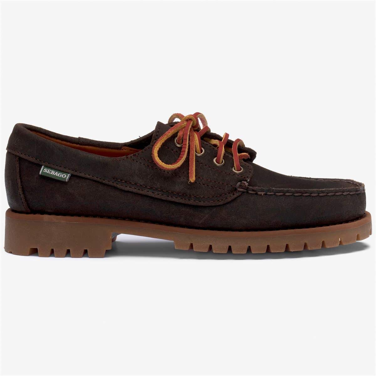 SEBAGO-L781289W-901R-ASKOOK-00-1-1.jpg ASKOOK LUG SUEDE WAXED ΚΑΦΕ ΣΚΟΥΡΟ - Image 1