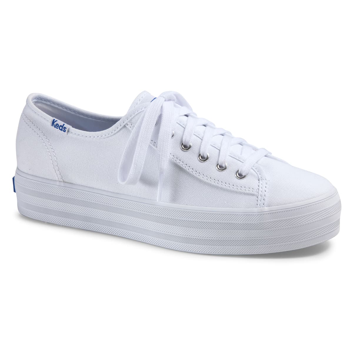 KEDS-WF57306-TRIPLE_KICK_CORE_CANVAS-022 TRIPLE KICK CANVAS ΑΣΠΡΟ - Image 1