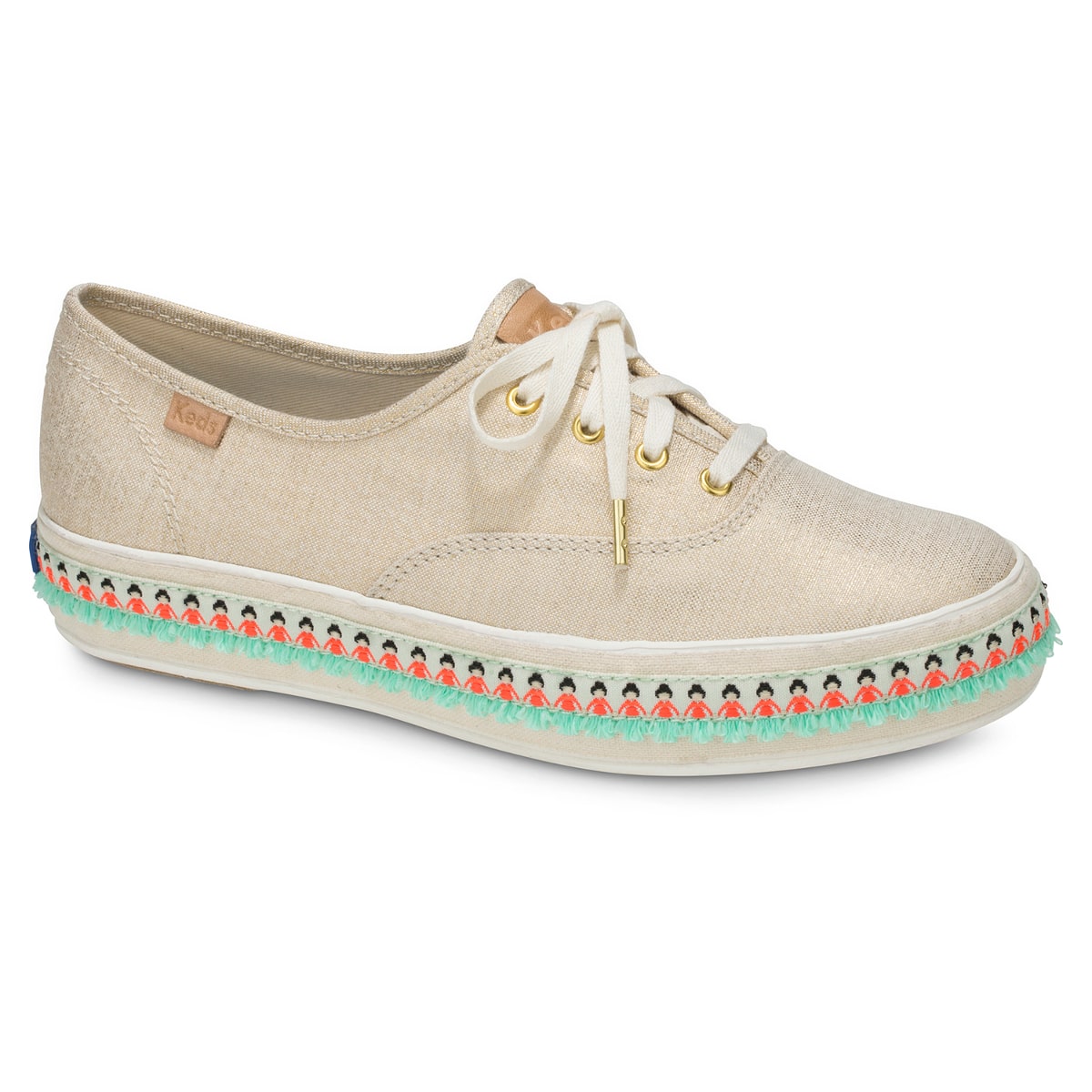 KEDS-WF58159-TRIPLE_HULA_FOXING-22_hi06-3z TRIPLE HULA FOXING ΜΠΕΖ / ΧΡΥΣΟ - Image 1