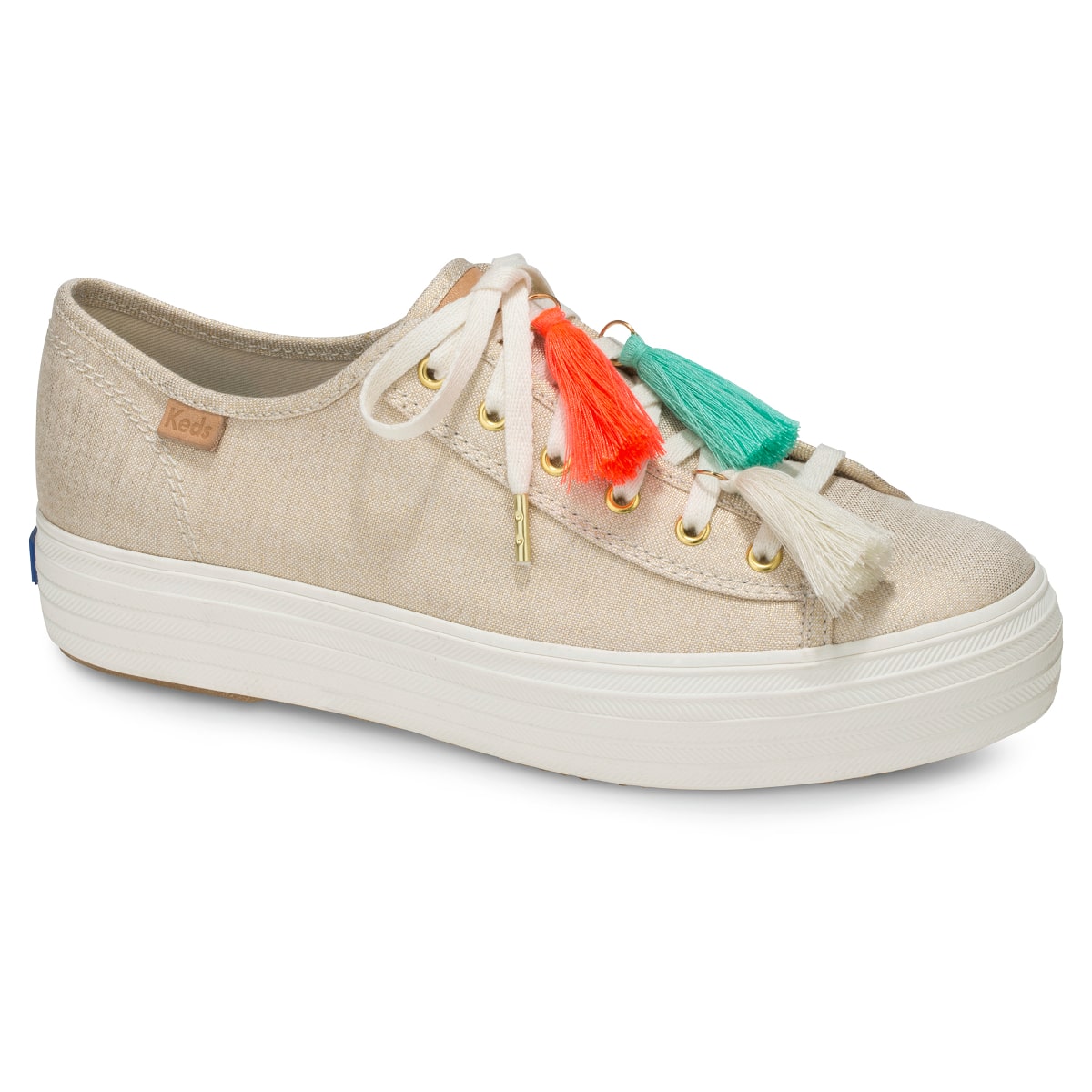 KEDS-WF58177-TRIPLE_KICK_TASSEL-22 TRIPLE KICK TASSEL ΜΠΕΖ / ΧΡΥΣΟ - Image 1