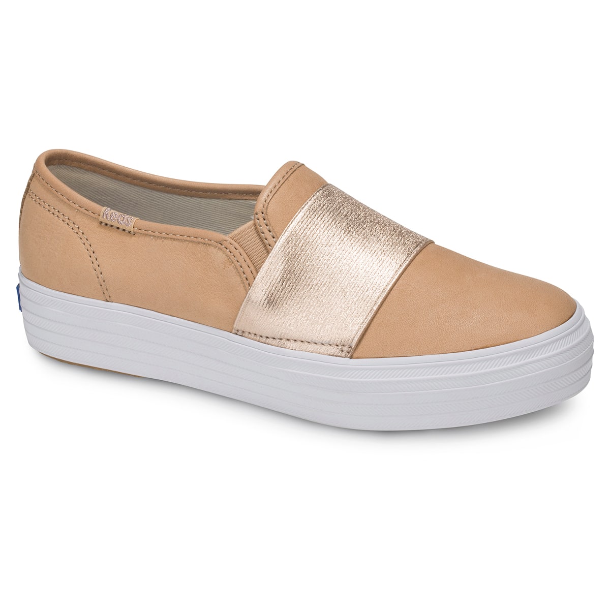 KEDS-WH58048-TRIPLE_BANDEU_LEATHER-22 TRIPLE BANDEAU LEATHER ΜΠΕΖ - Image 1